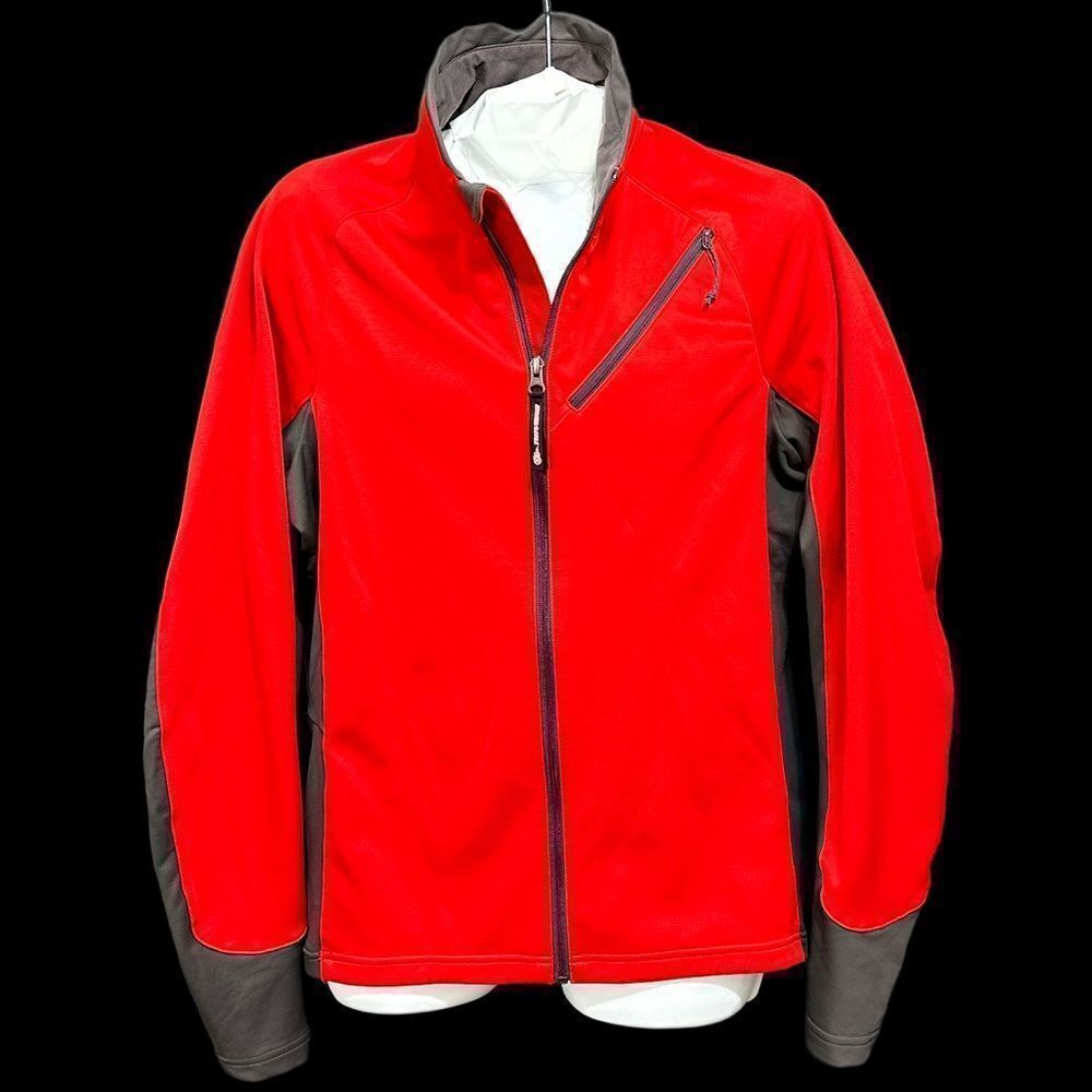 Novara orange and gray light weight jacket